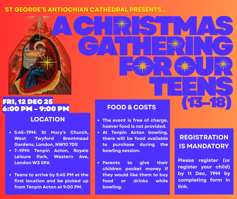 Christmas Gathering for our Teens (Ages 13-18)